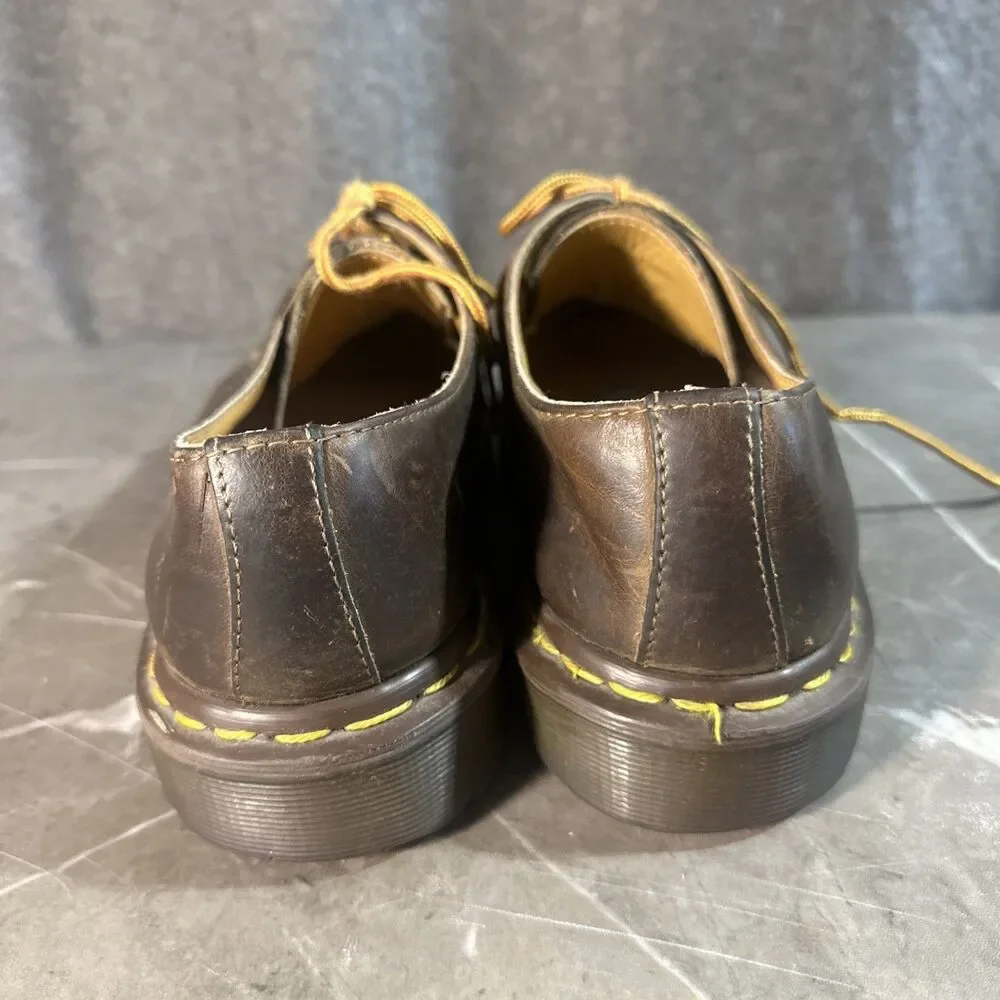 Dr. Martens Made in England 1561 Brown Leather Oxfords UK 8 US 9M/10W B3